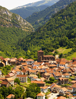 Vista aérea de Isaba